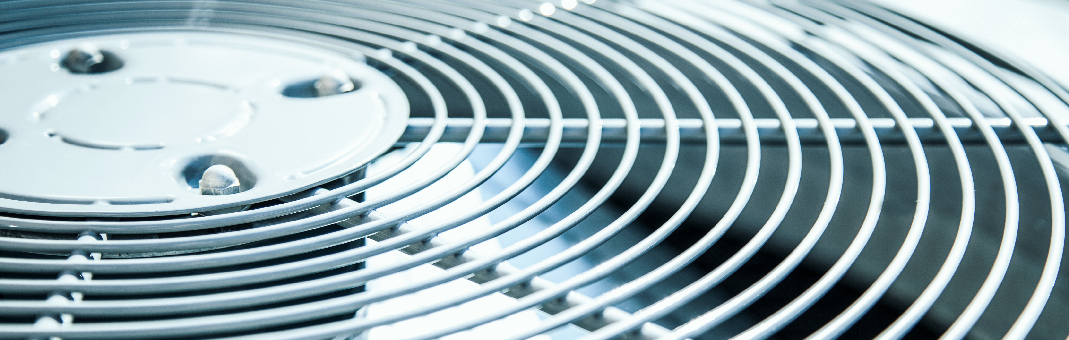 Close up image of AC air conditioner handler